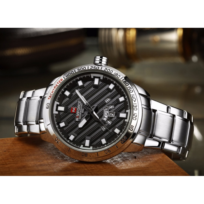 Naviforce 9090 Silver black